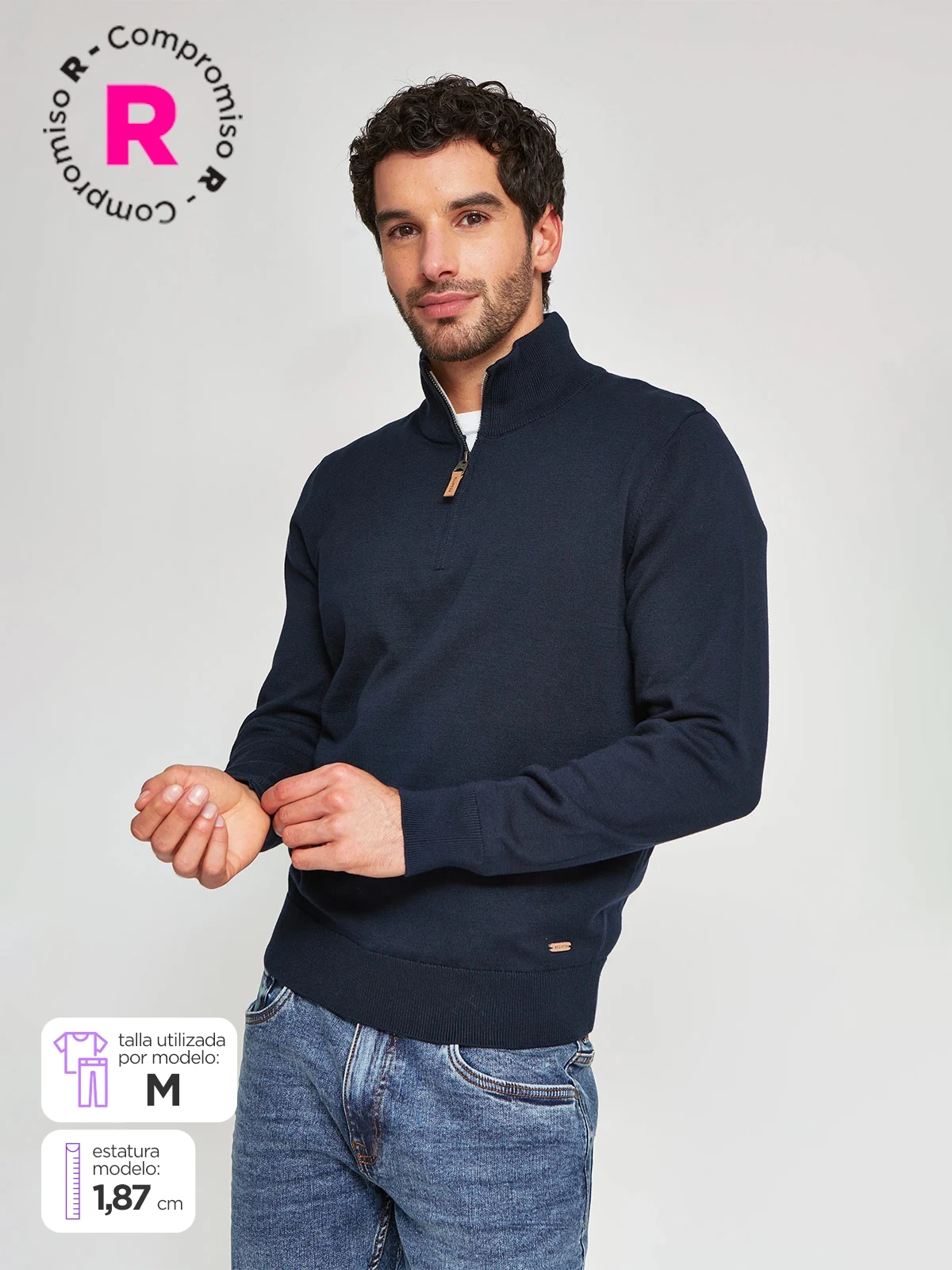 SWEATER HOMBRE NAVIGATA CAYO - 1