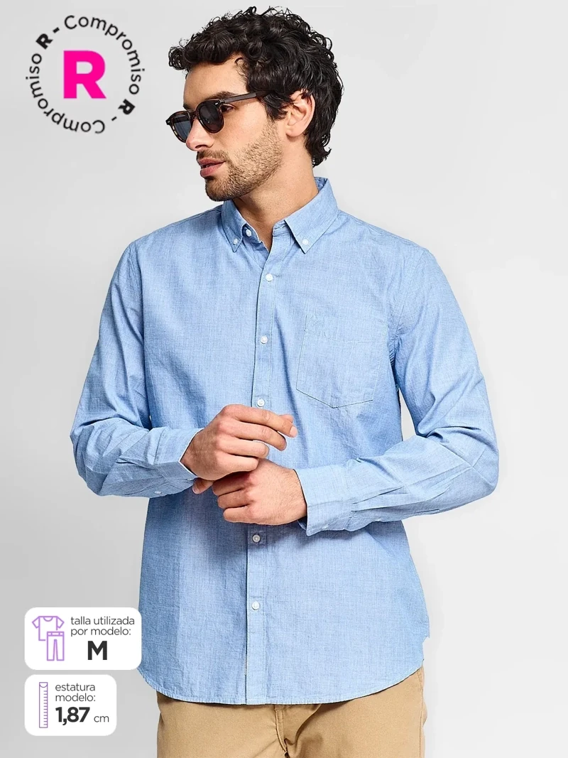 CAMISA MANGA LARGA HOMBRE NAVIGATA - 1