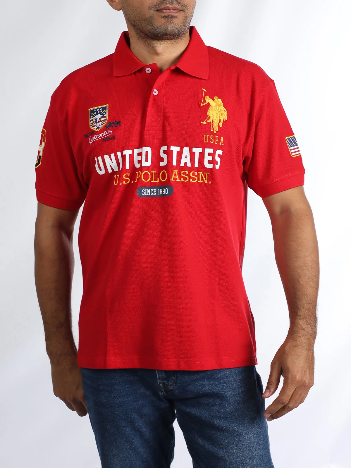 POLO ALGODÓN MANGA CORTA HOMBRE US POLO - 1