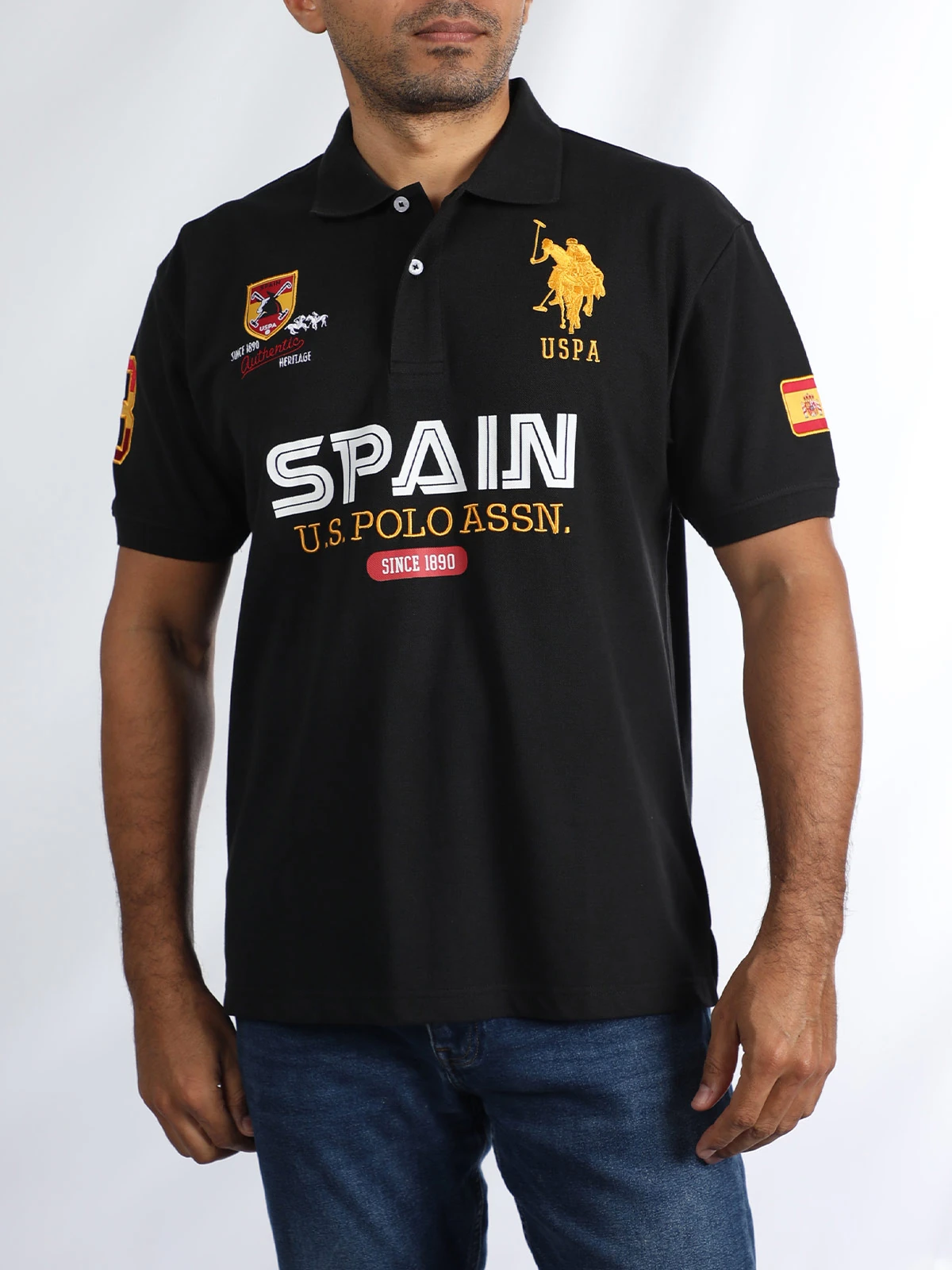 POLO ALGODÓN MANGA CORTA HOMBRE US POLO - 1