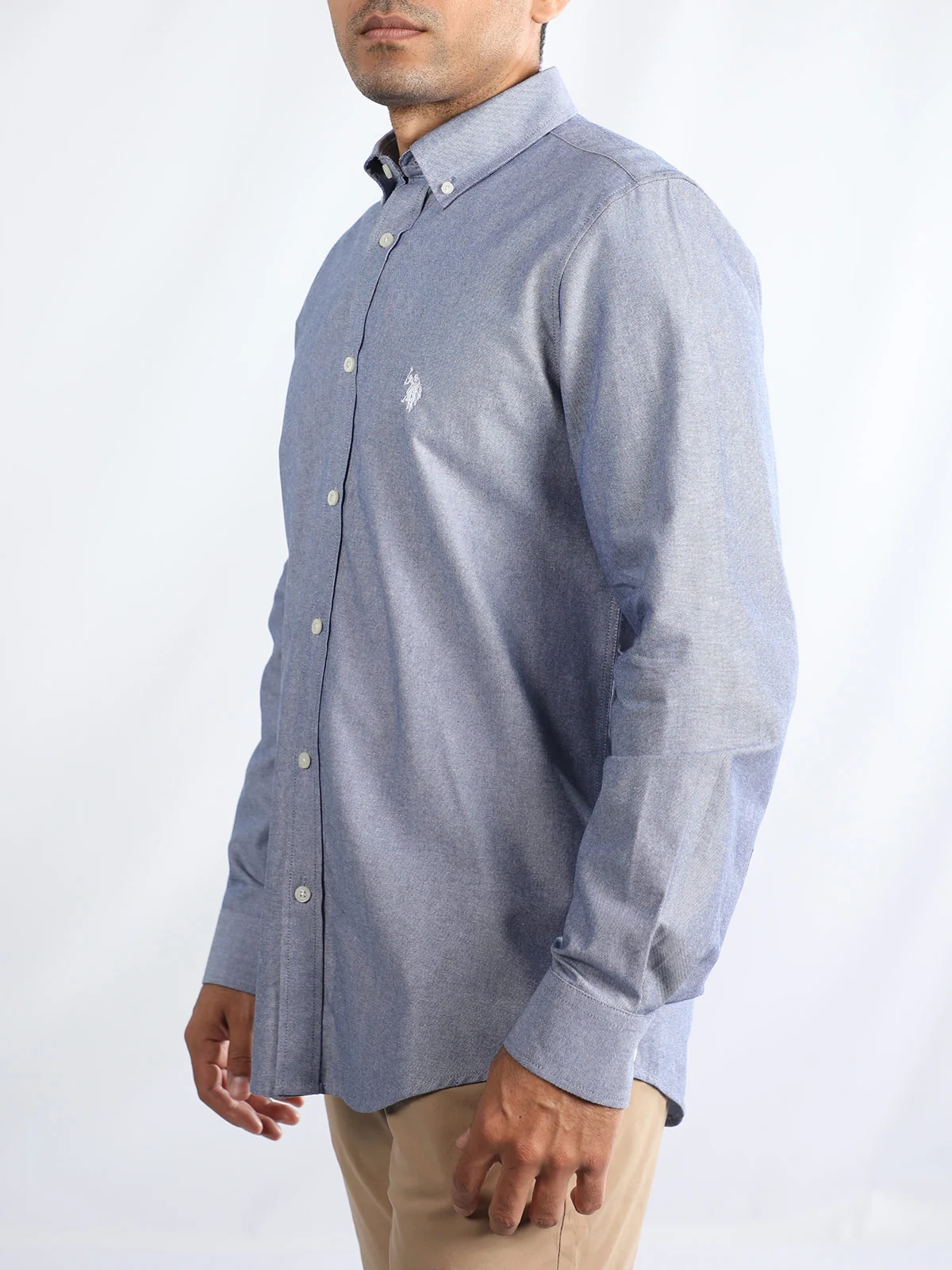 CAMISA MANGA LARGA ALGODÓN HOMBRE US POLO - 3