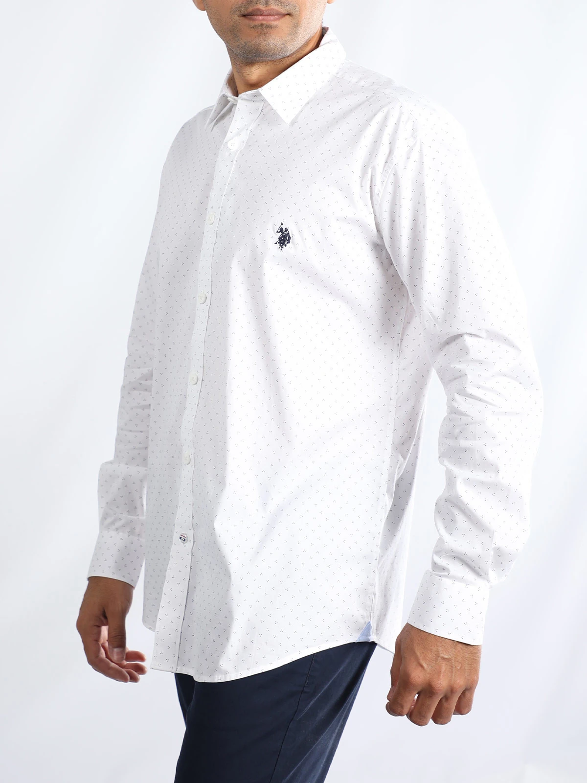CAMISA MANGA LARGA ALGODÓN HOMBRE US POLO - 2