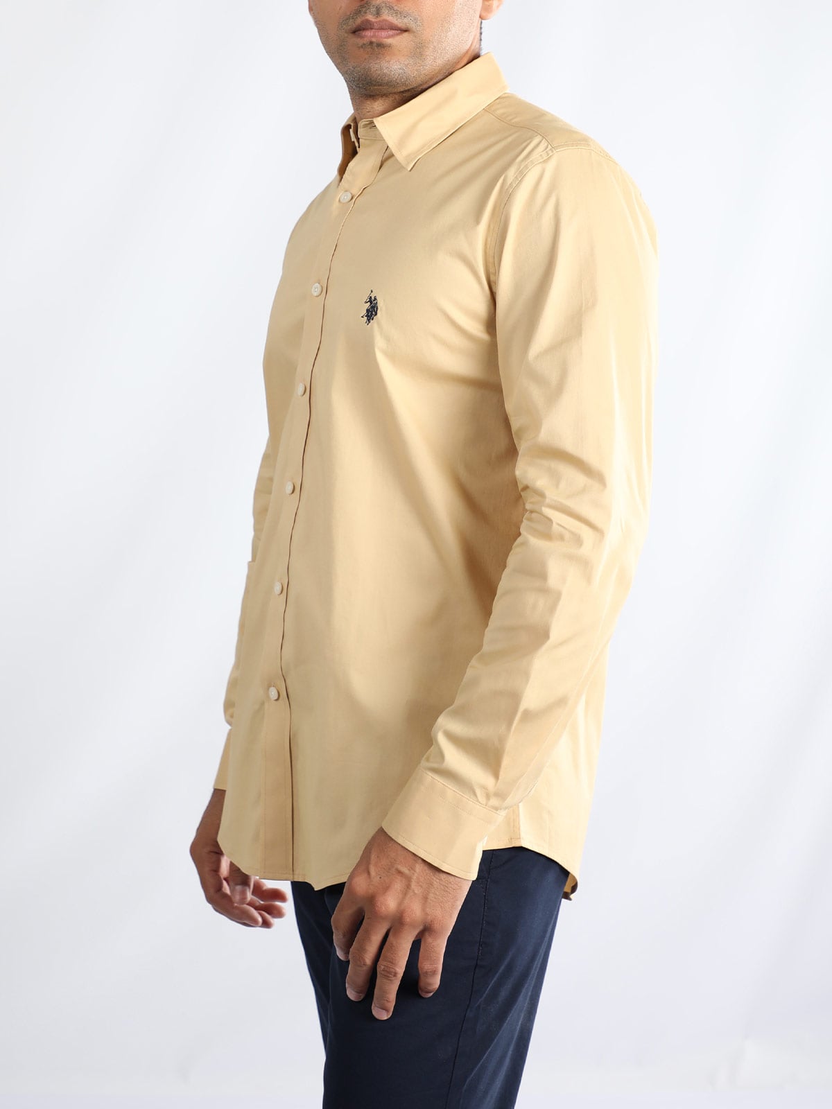 CAMISA MANGA LARGA ALGODÓN HOMBRE US POLO - 2
