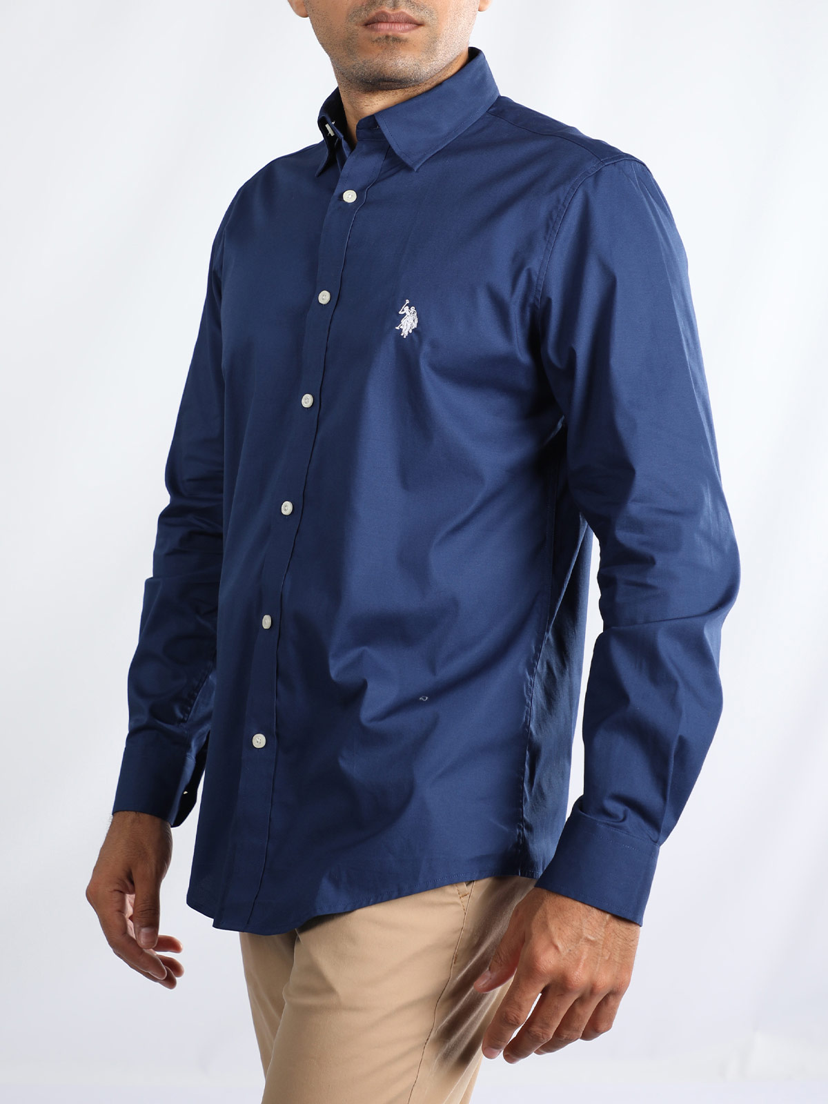 CAMISA MANGA LARGA ALGODÓN HOMBRE US POLO - 2