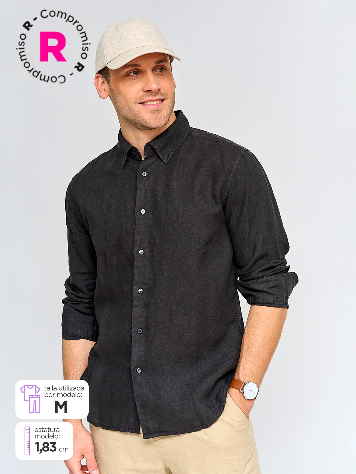 CAMISA MANGA LARGA HOMBRE MARQUIS - 1