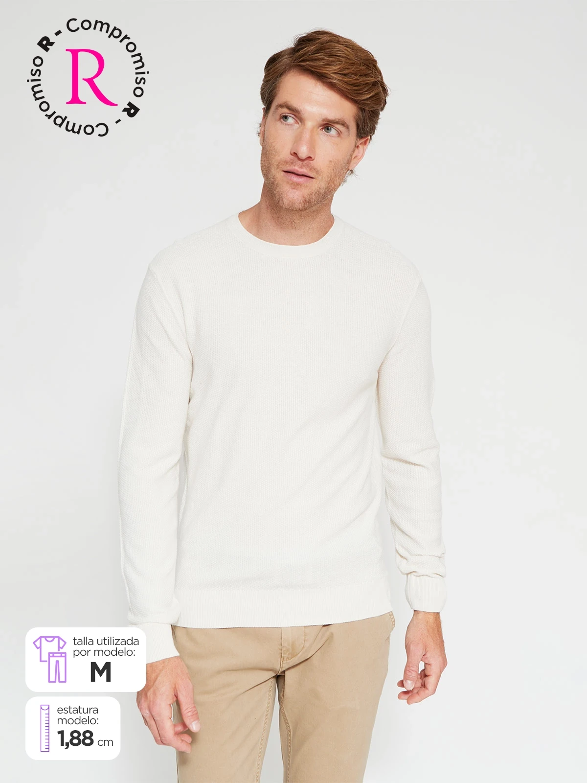 SWEATER HOMBRE CACHAREL CUELLO REDONDO CNECK - 1