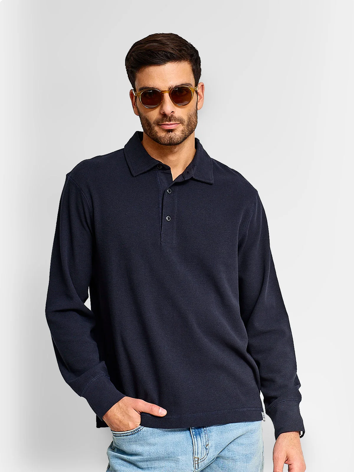POLO MANGA LARGA HOMBRE NAVIGATA CLOE - 1