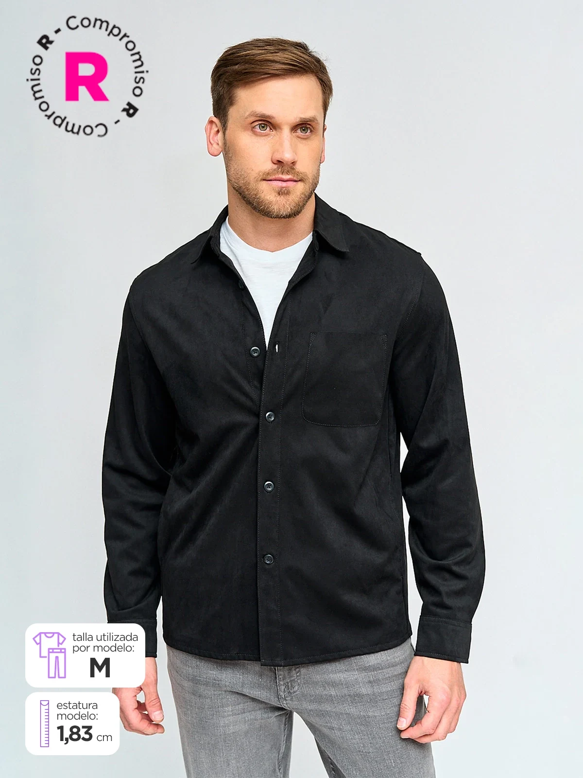 CAMISA MANGA LARGA HOMBRE MARQUIS BOLIVAR - 1