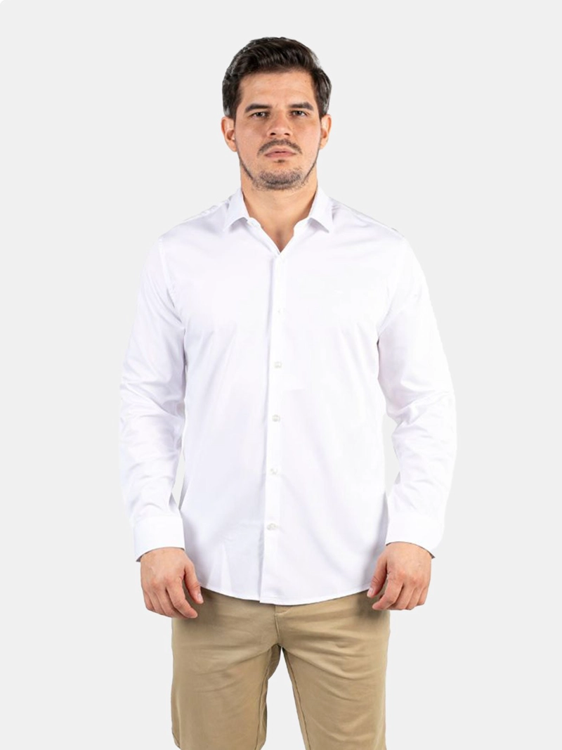 CAMISA MANGA LARGA ALGODÓN HOMBRE OSCAR DE LA RENTA - 1