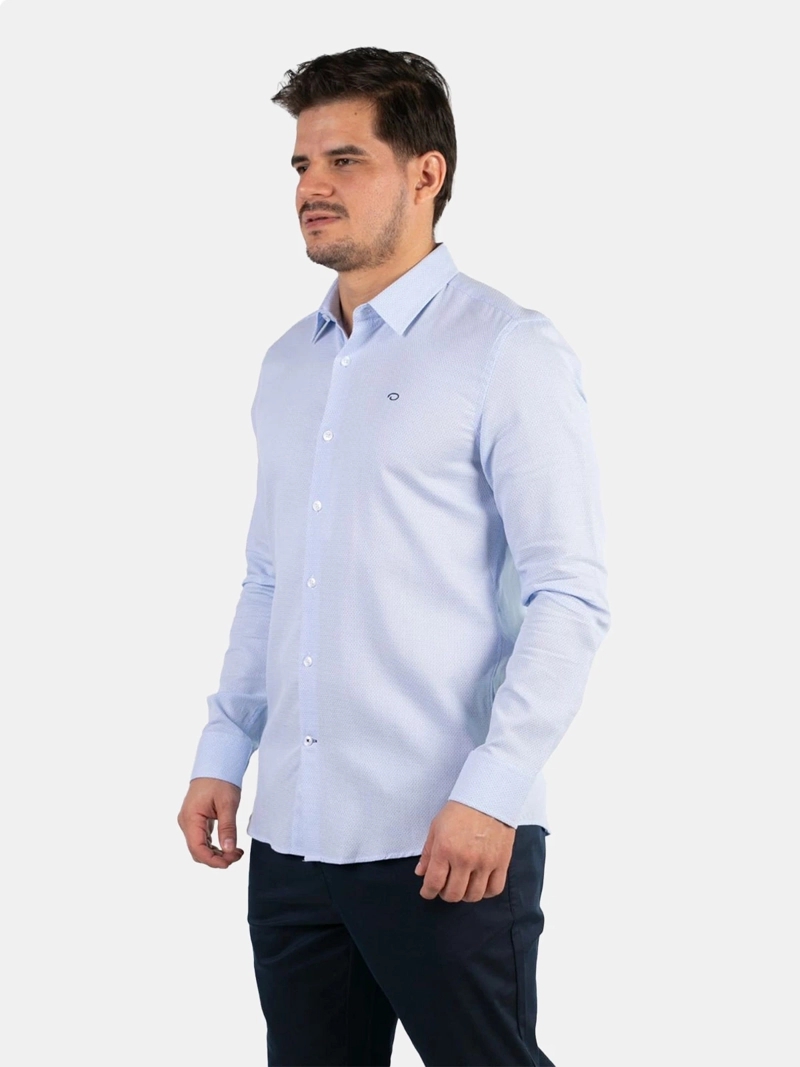 CAMISA MANGA LARGA ALGODÓN HOMBRE OSCAR DE LA RENTA - 1