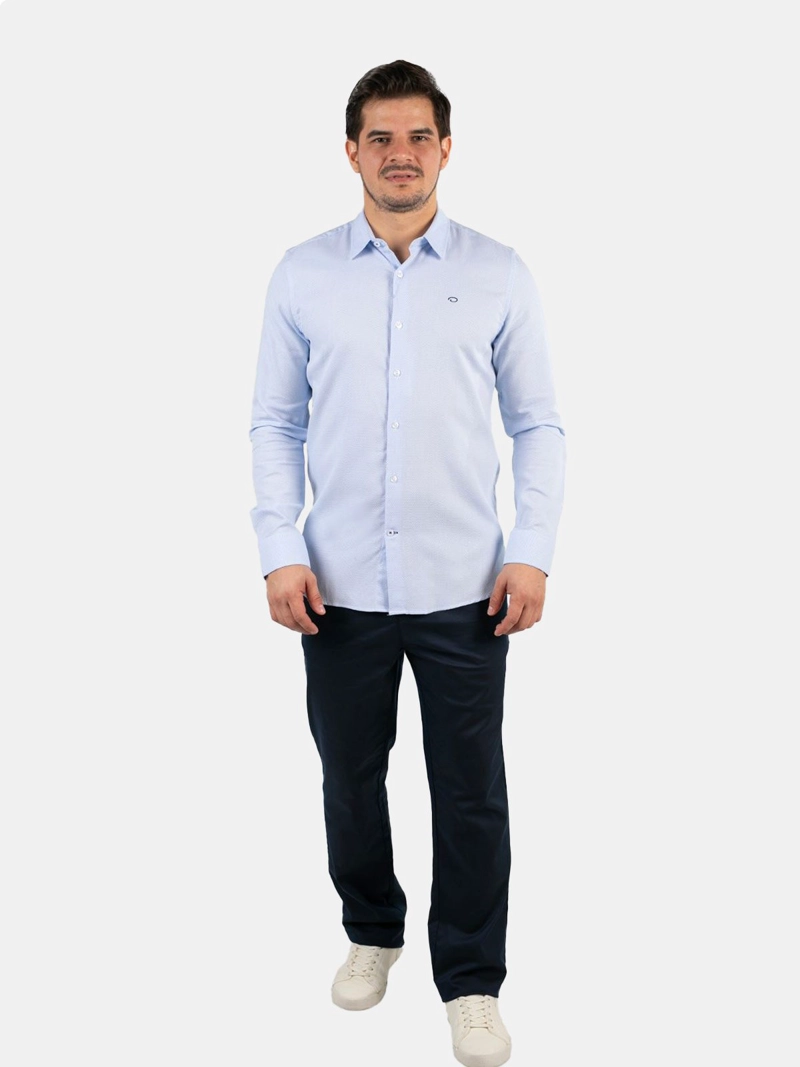 CAMISA MANGA LARGA ALGODÓN HOMBRE OSCAR DE LA RENTA - 3