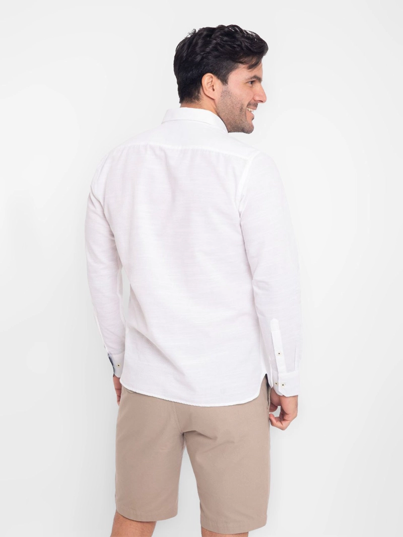 CAMISA MANGA LARGA ALGODÓN HOMBRE OSCAR DE LA RENTA - 2