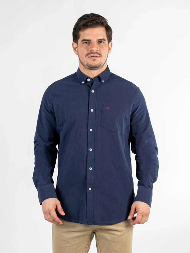 CAMISA MANGA LARGA ALGODÓN HOMBRE OSCAR DE LA RENTA - 1