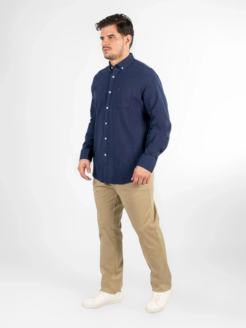 CAMISA MANGA LARGA ALGODÓN HOMBRE OSCAR DE LA RENTA - 3
