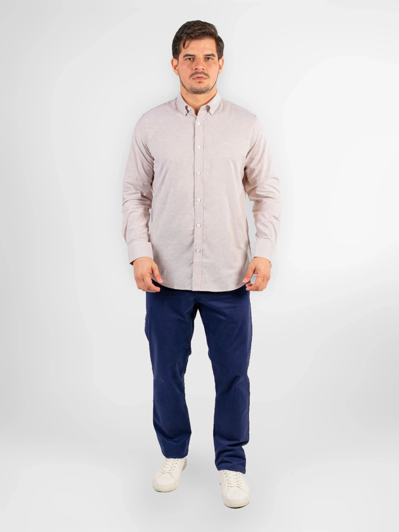 CAMISA MANGA LARGA ALGODÓN HOMBRE OSCAR DE LA RENTA - 3
