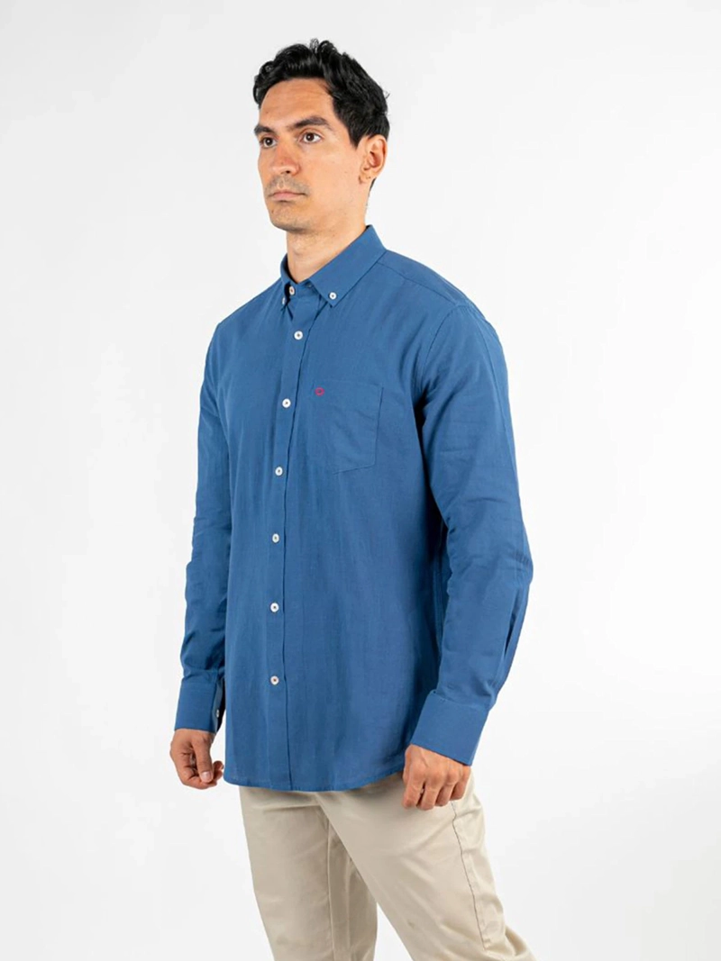 CAMISA MANGA LARGA ALGODÓN HOMBRE OSCAR DE LA RENTA - 1