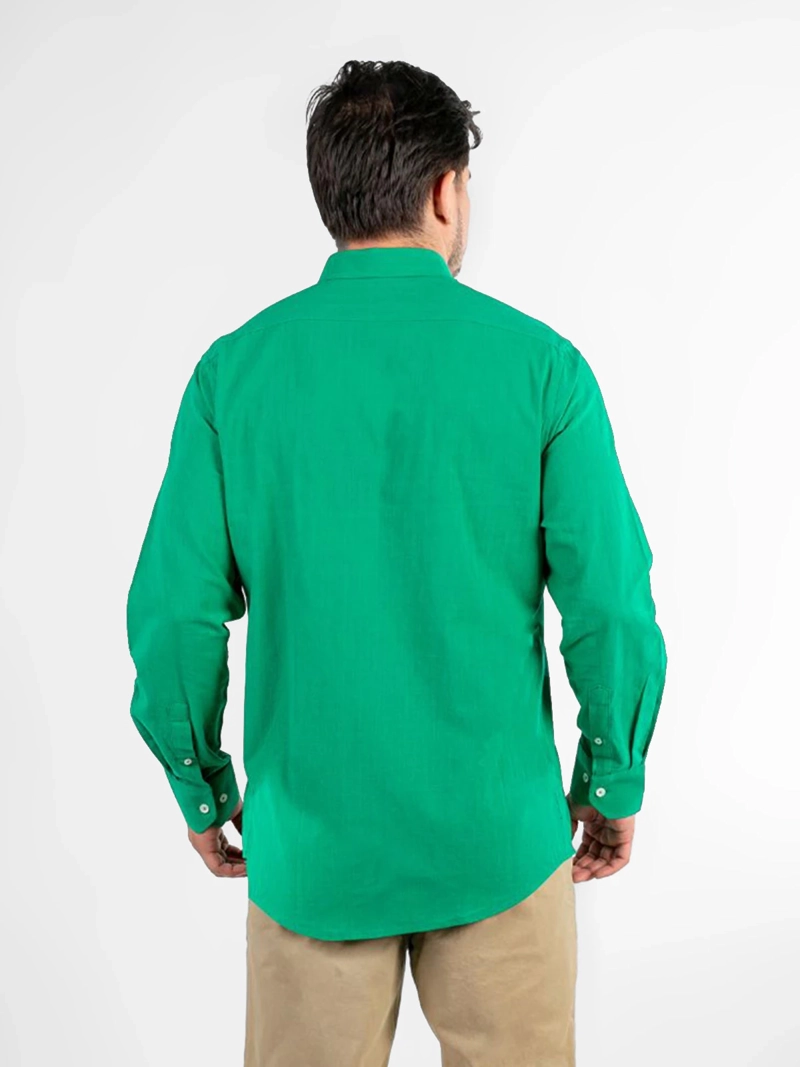 CAMISA MANGA LARGA ALGODÓN HOMBRE OSCAR DE LA RENTA - 2