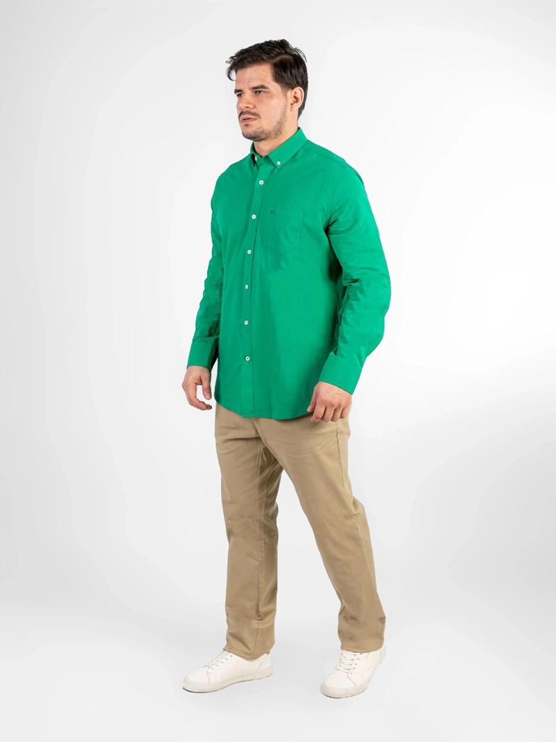 CAMISA MANGA LARGA ALGODÓN HOMBRE OSCAR DE LA RENTA - 3