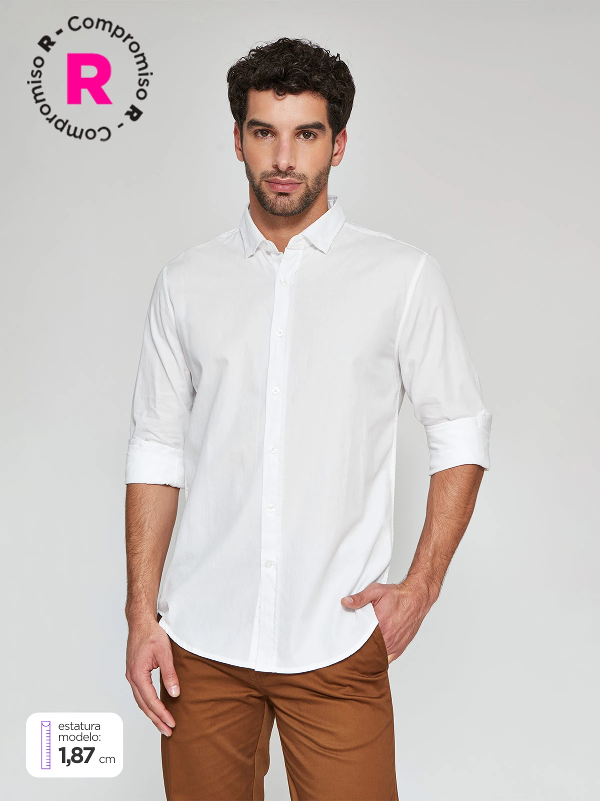 CAMISA MANGA LARGA HOMBRE CACHAREL COLID - 1