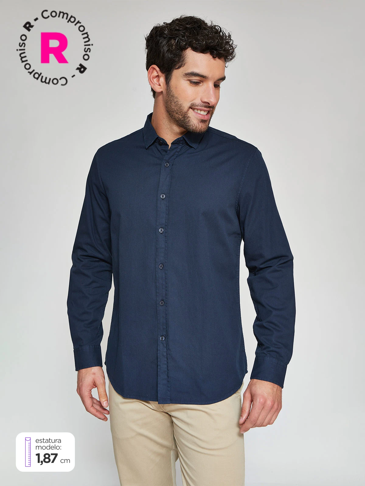 CAMISA MANGA LARGA HOMBRE CACHAREL COLID - 1