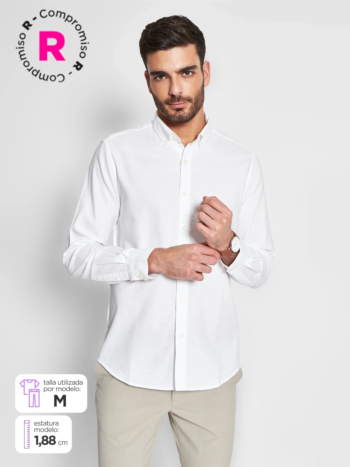 CAMISA MANGA LARGA HOMBRE CACHAREL - 1