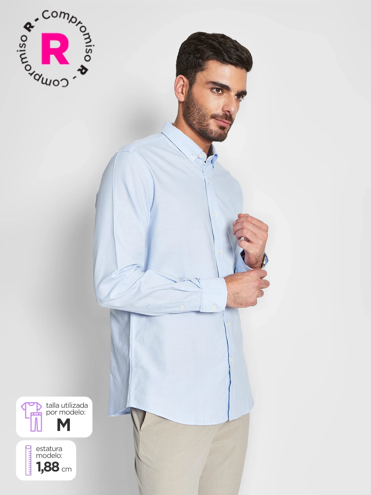 CAMISA MANGA LARGA HOMBRE CACHAREL - 1