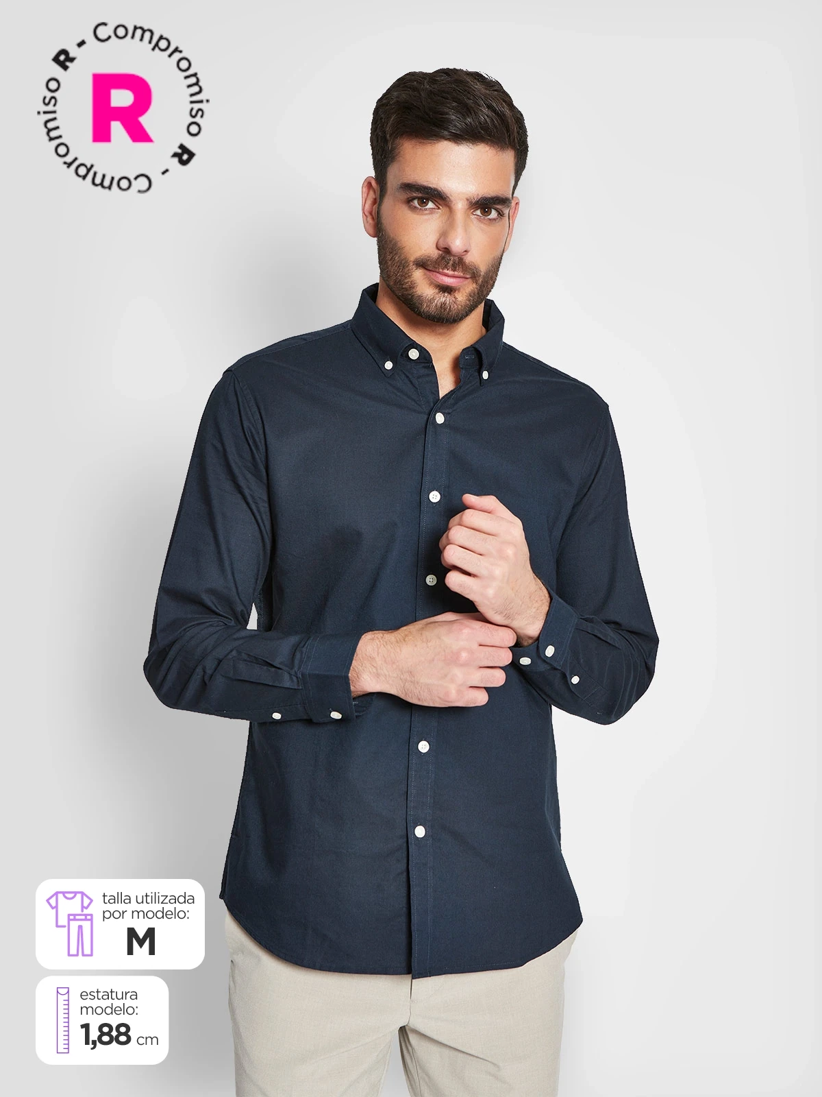 CAMISA MANGA LARGA HOMBRE CACHAREL - 1