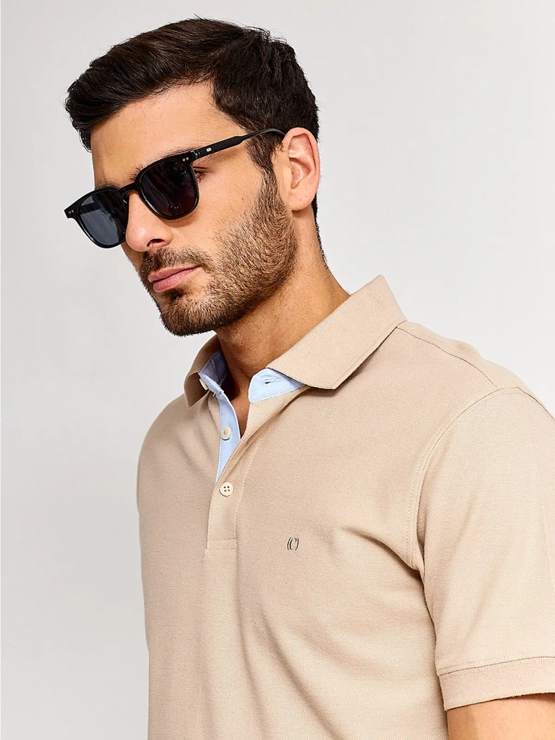 POLO MANGA CORTA HOMBRE CACHAREL CUEOX - 3