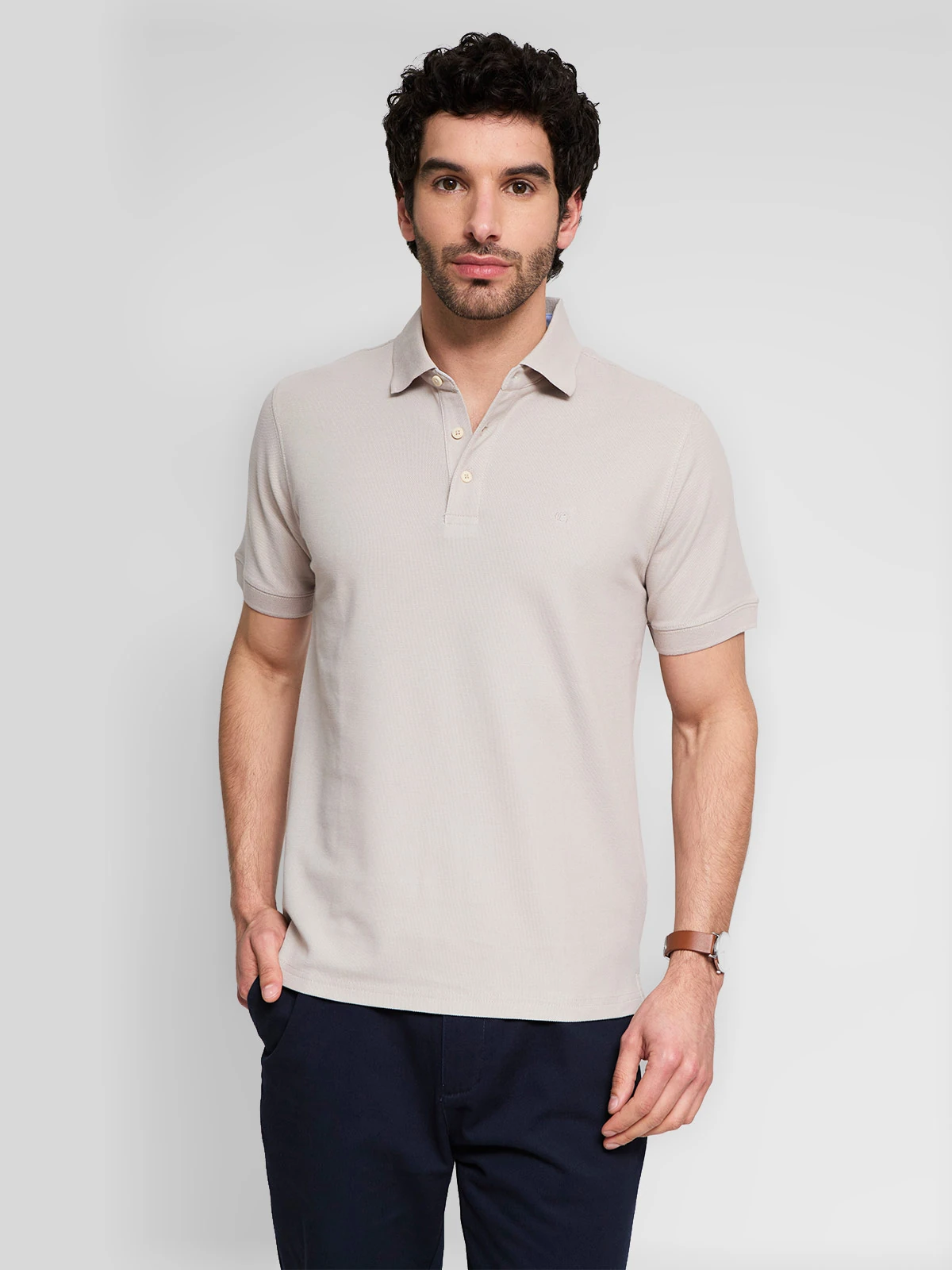 POLOS MANGA CORTA ALGODÓN HOMBRE CACHAREL - 1