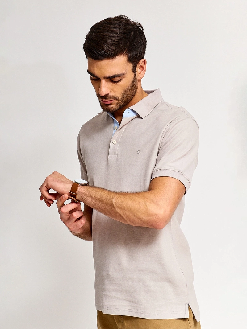 POLO MANGA CORTA HOMBRE CACHAREL CUEOX - 1
