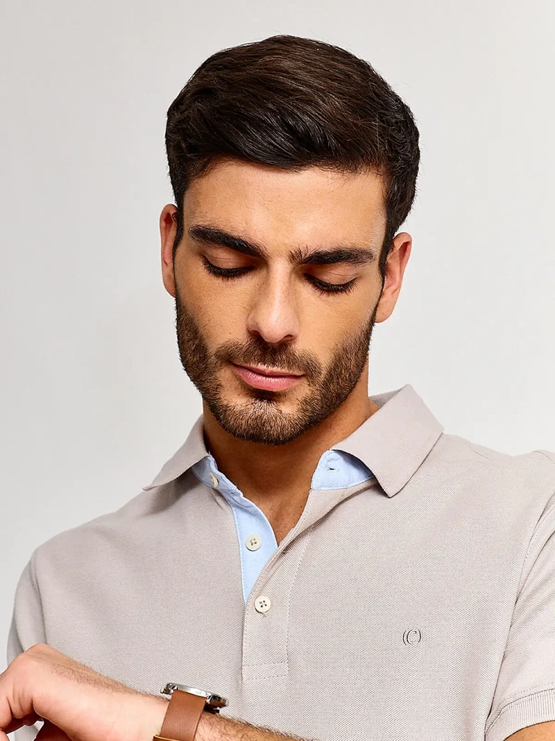 POLO MANGA CORTA HOMBRE CACHAREL CUEOX - 3