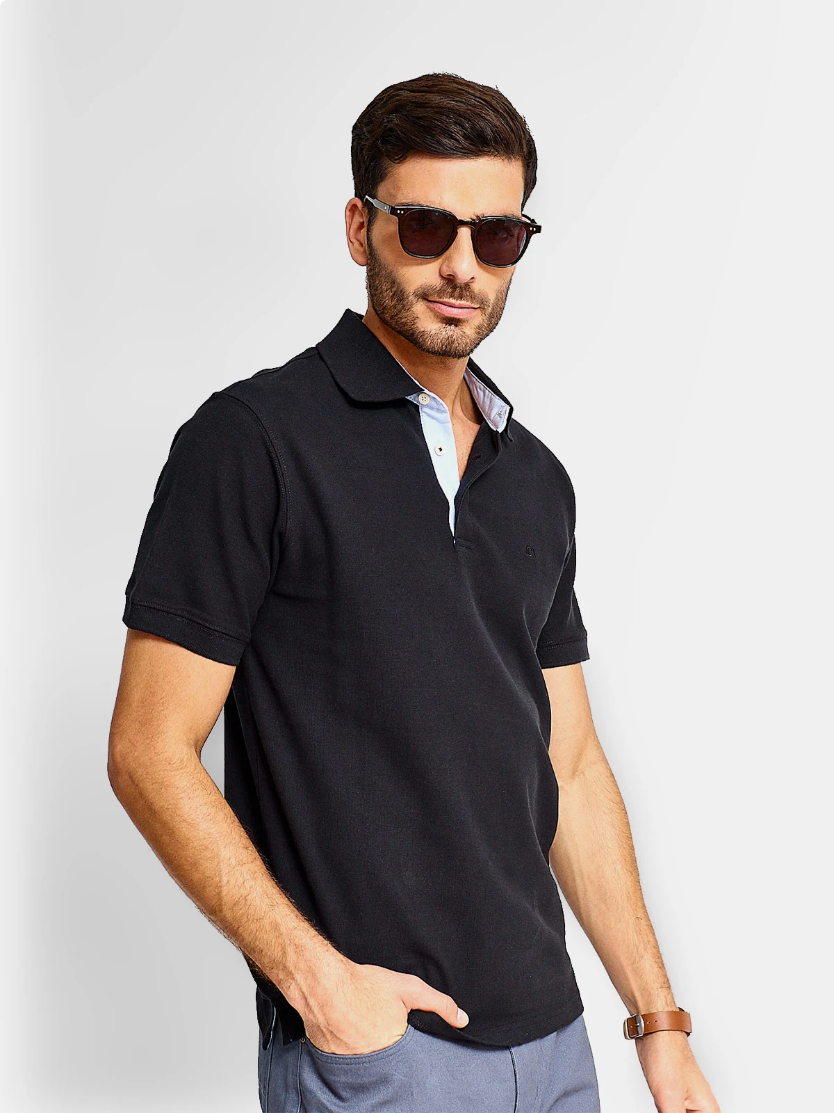 POLO MANGA CORTA HOMBRE CACHAREL CUEOX - 1