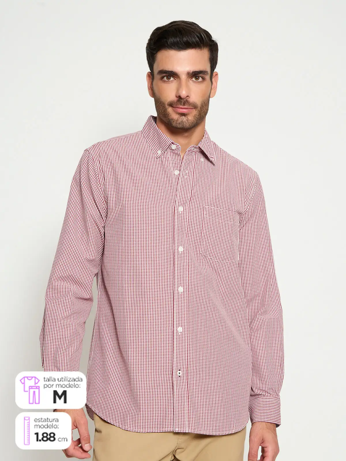 CAMISA MANGA LARGA HOMBRE KENNETH STEVENS - 1