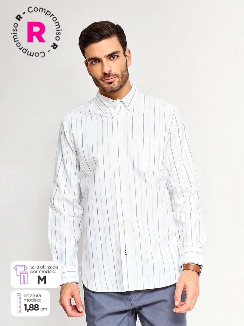CAMISA MANGA LARGA HOMBRE KENNETH STEVENS BERNARD - 1