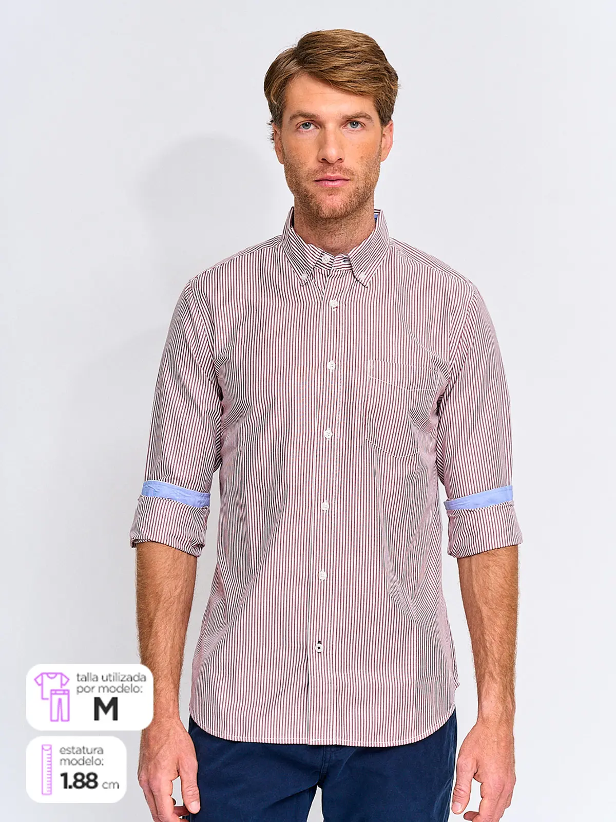 CAMISA MANGA LARGA HOMBRE KENNETH STEVENS - 1