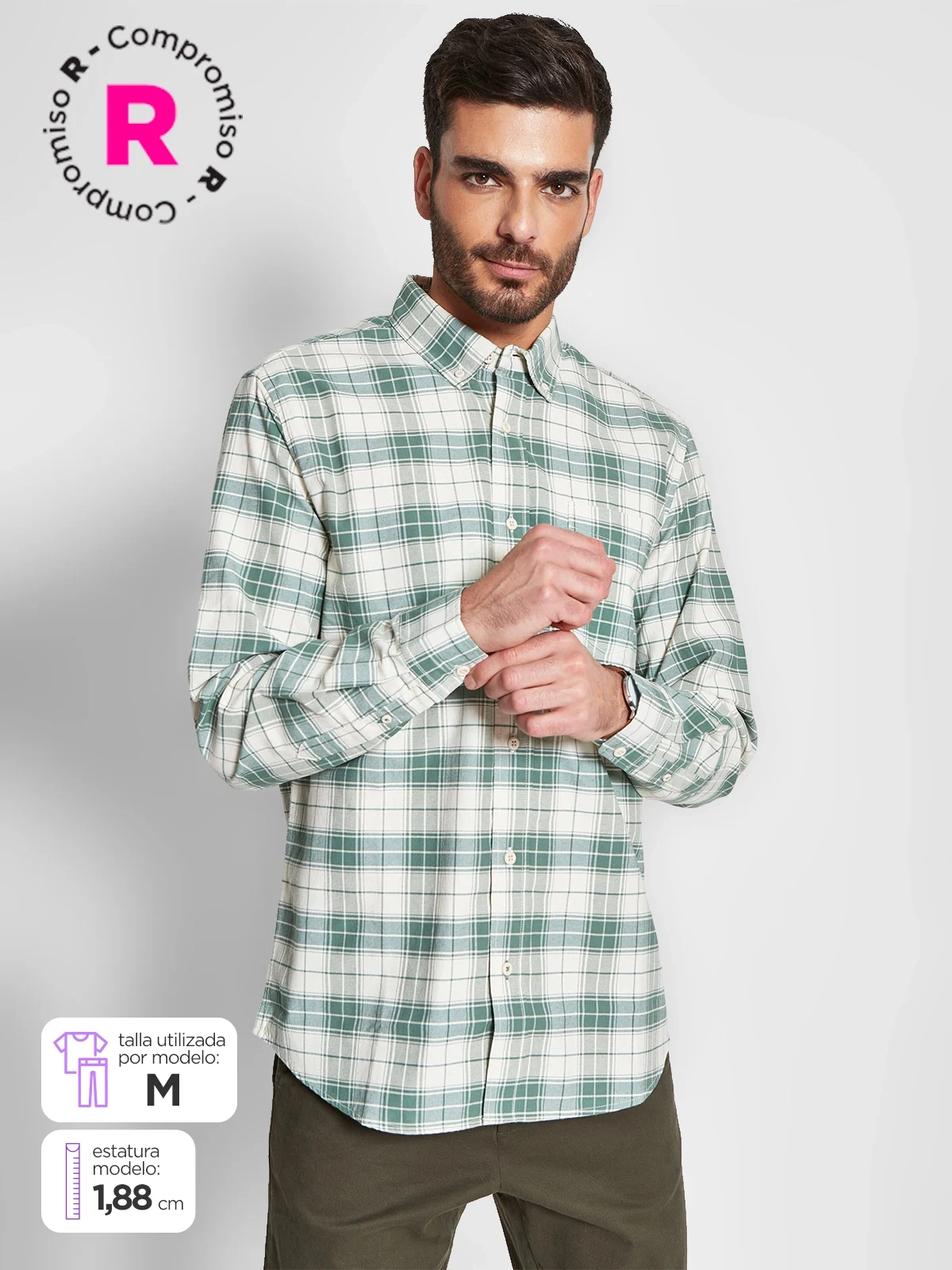 CAMISA MANGA LARGA HOMBRE KENNETH STEVENS BRUCE - 1