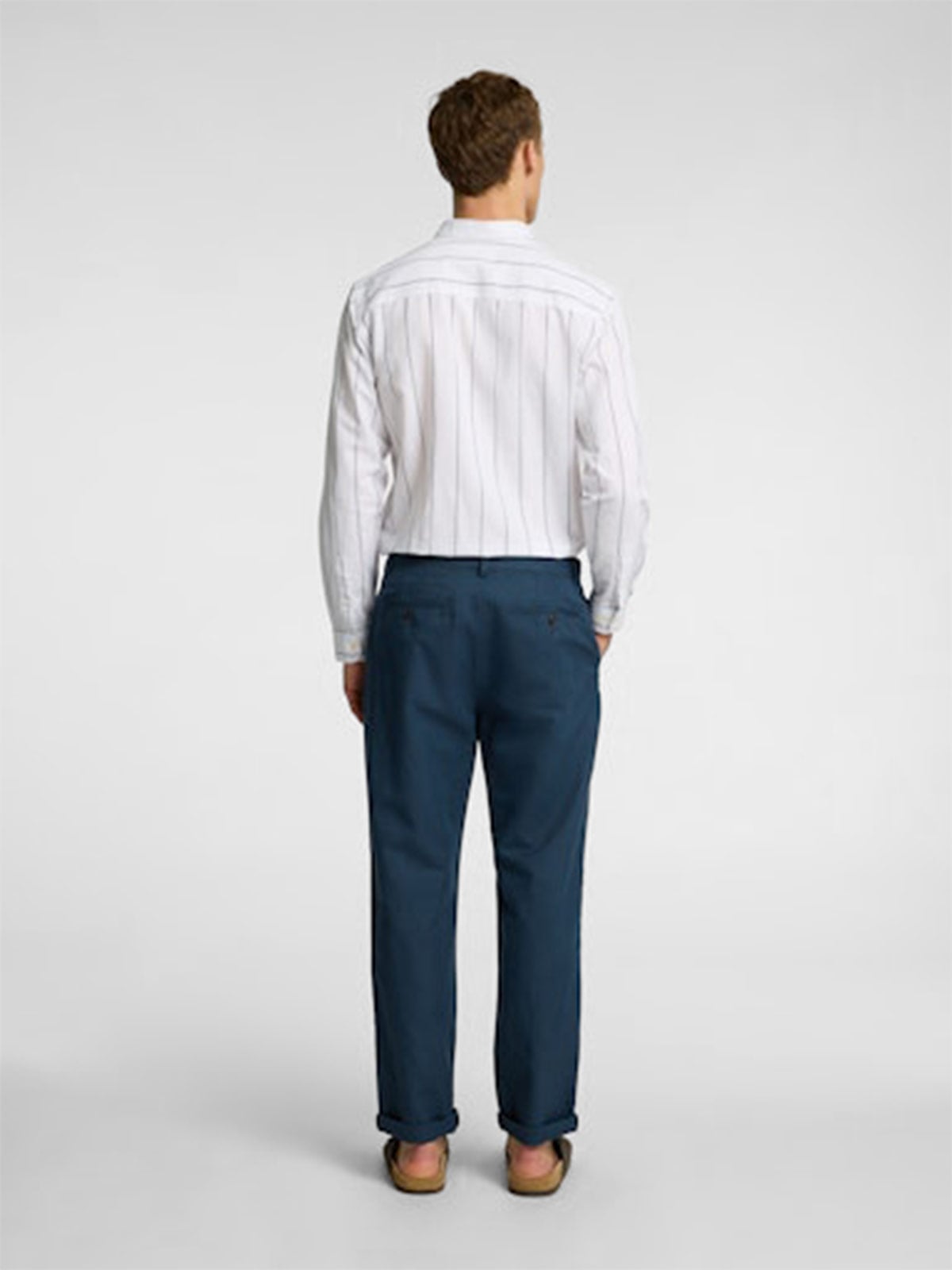 PANTALÓN ALGODÓN STRAIGHT HOMBRE SELECTED MILES - 4