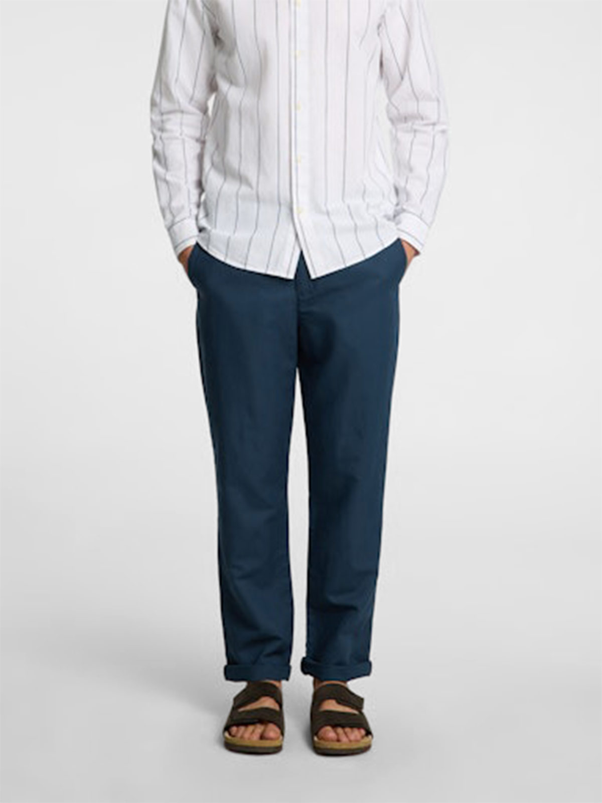 PANTALÓN ALGODÓN STRAIGHT HOMBRE SELECTED MILES - 1