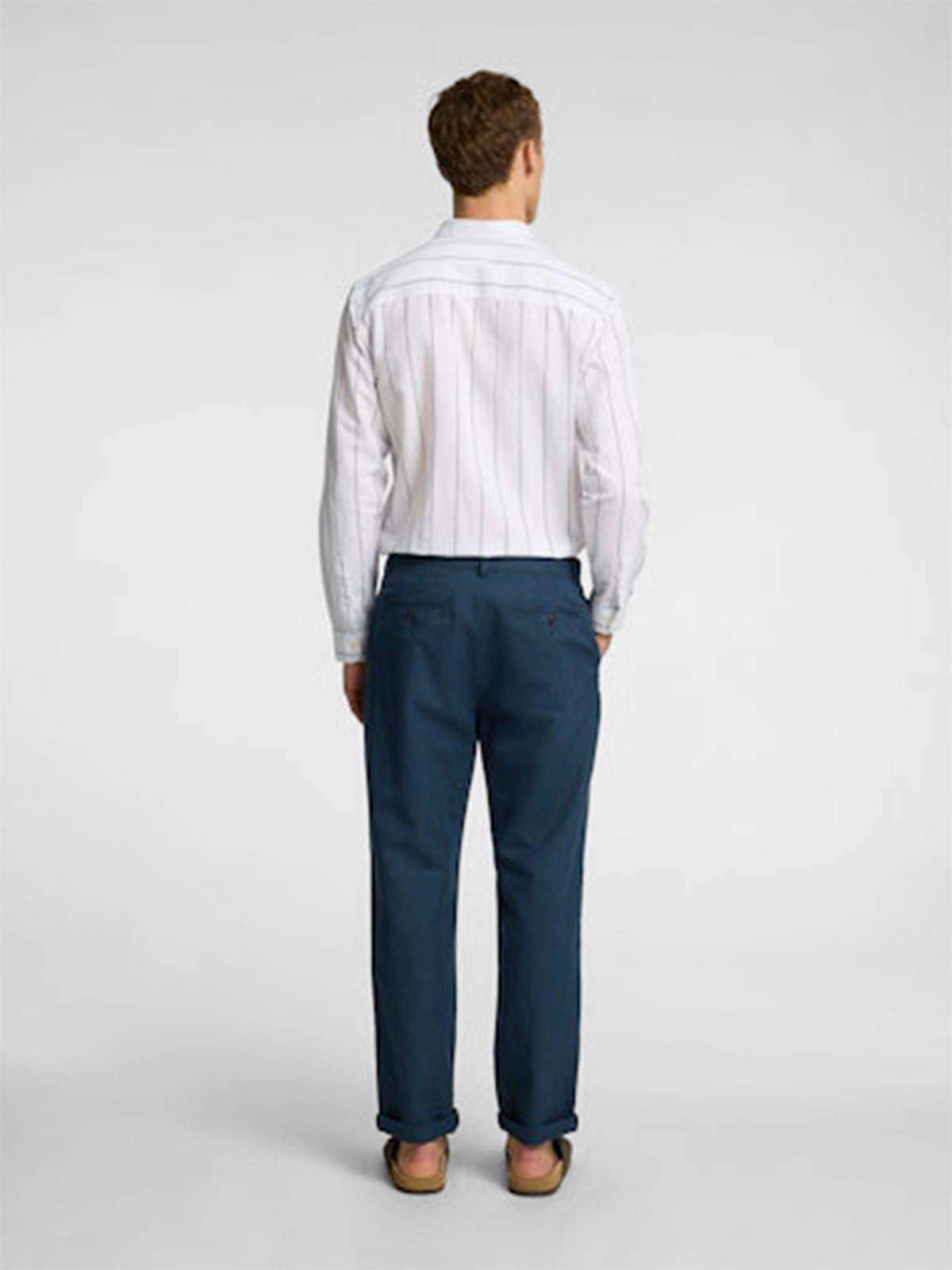 PANTALÓN ALGODÓN STRAIGHT HOMBRE SELECTED MILES - 4