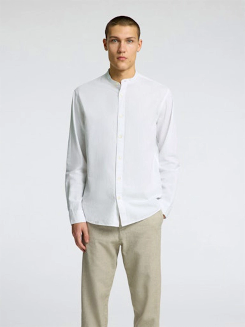 CAMISA MANGA LARGA ALGODÓN HOMBRE SELECTED - 1