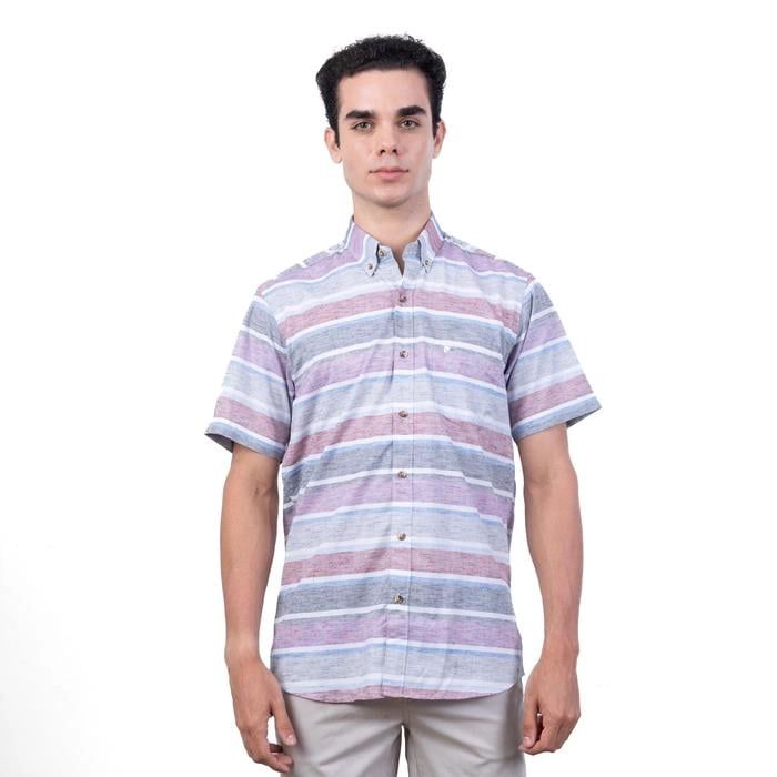 CAMISA MANGA CORTA LINO HOMBRE PIERRE CARDIN - 2