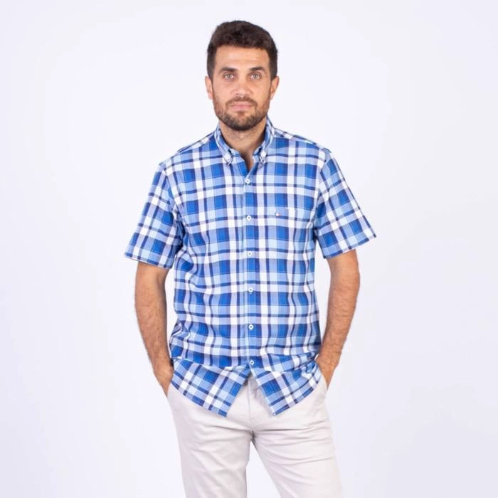 CAMISA MANGA CORTA ALGODÓN HOMBRE PIERRE CARDIN - 1