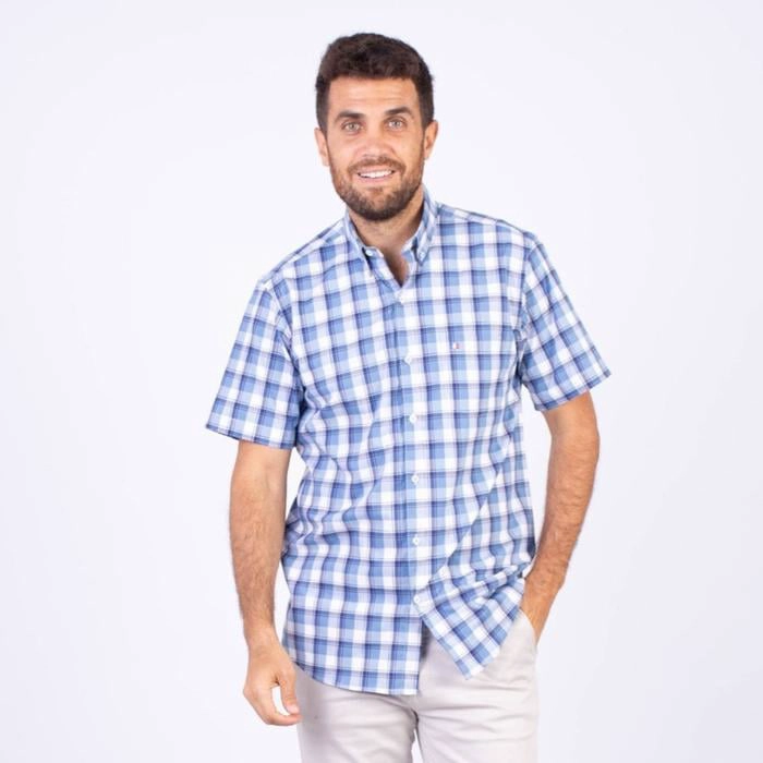 CAMISA MANGA CORTA ALGODÓN HOMBRE PIERRE CARDIN - 1