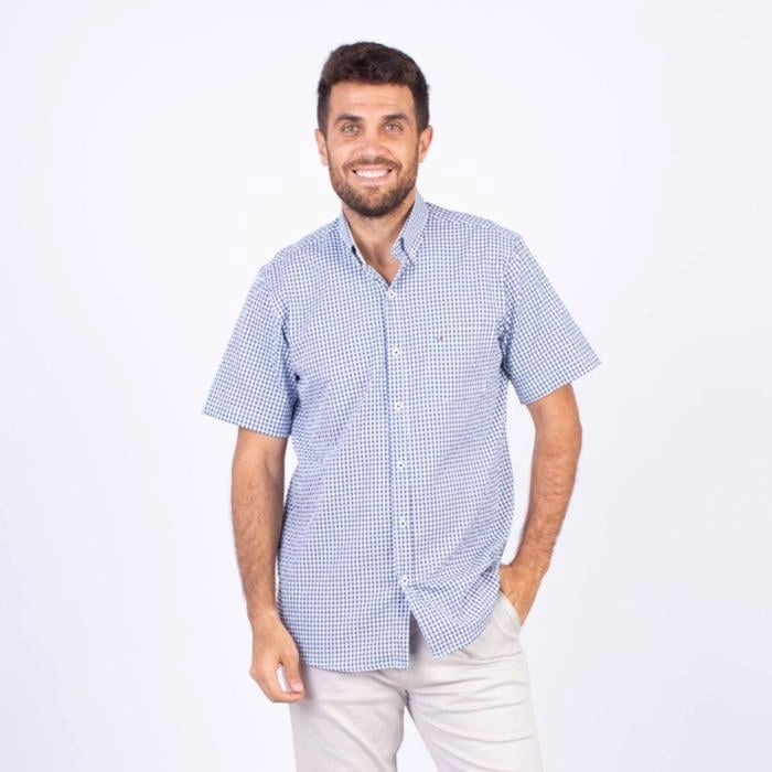 CAMISA MANGA CORTA ALGODÓN HOMBRE PIERRE CARDIN - 1