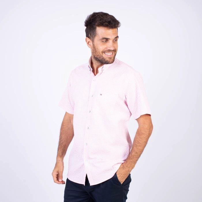 CAMISA MANGA CORTA ALGODÓN HOMBRE PIERRE CARDIN - 2