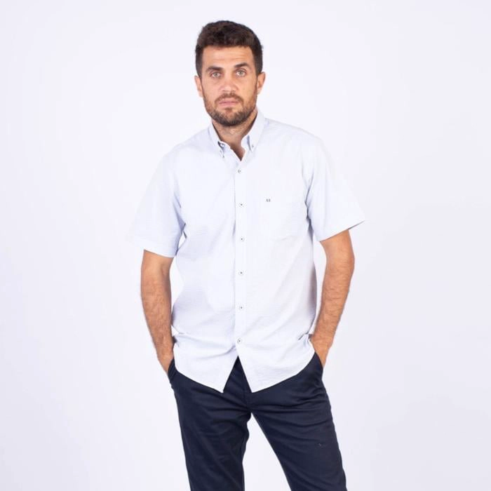 CAMISA MANGA CORTA ALGODÓN HOMBRE PIERRE CARDIN - 1