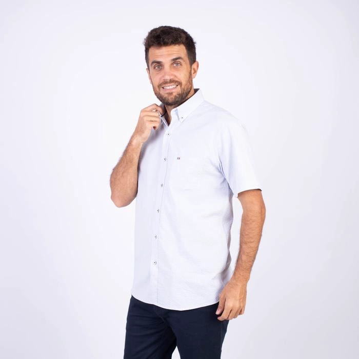 CAMISA MANGA CORTA ALGODÓN HOMBRE PIERRE CARDIN - 3