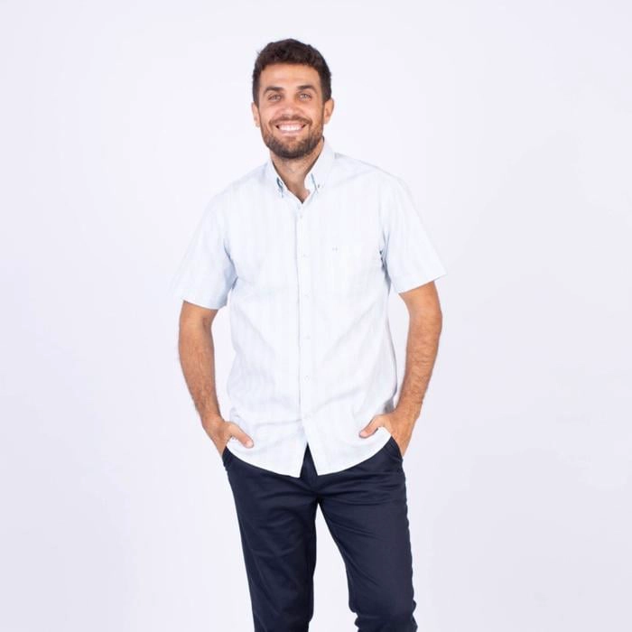 CAMISA MANGA CORTA ALGODÓN HOMBRE PIERRE CARDIN - 1