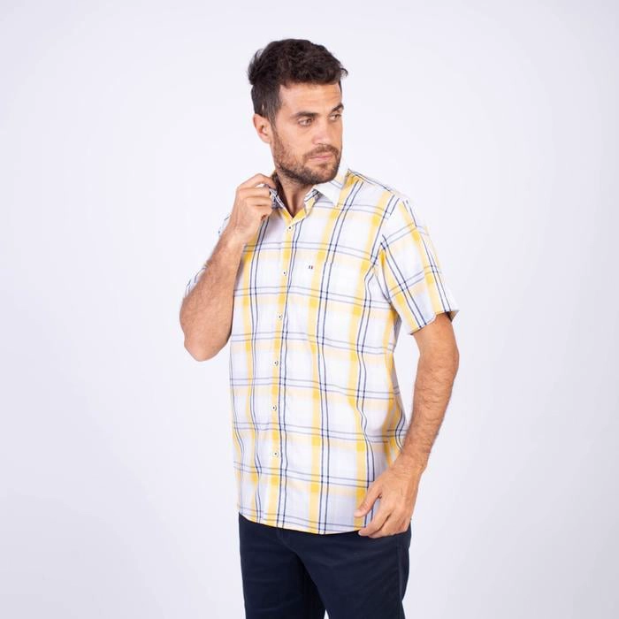 CAMISA MANGA CORTA ALGODÓN HOMBRE PIERRE CARDIN - 2