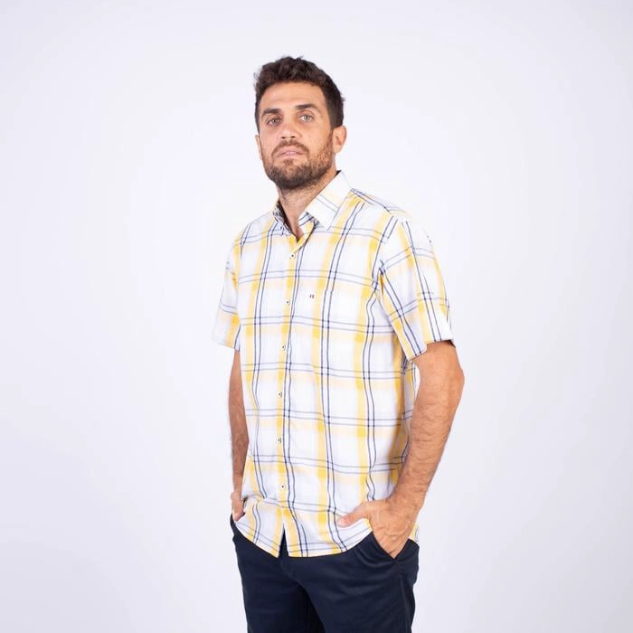 CAMISA MANGA CORTA ALGODÓN HOMBRE PIERRE CARDIN - 3